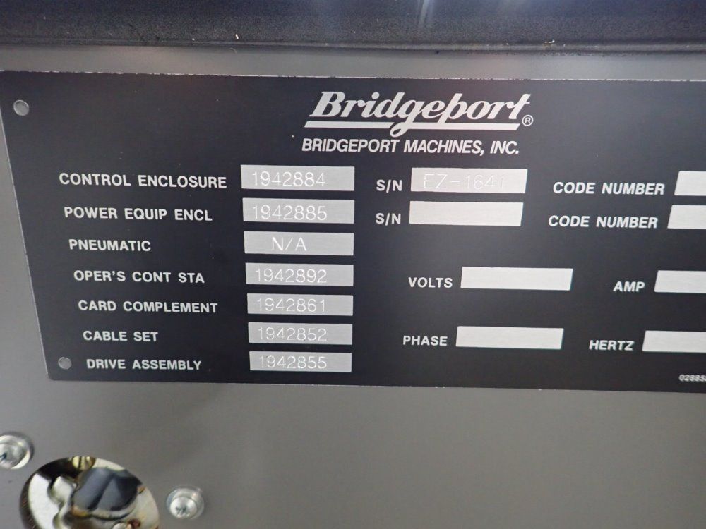 Bridgeport Cnc Vertical Mill