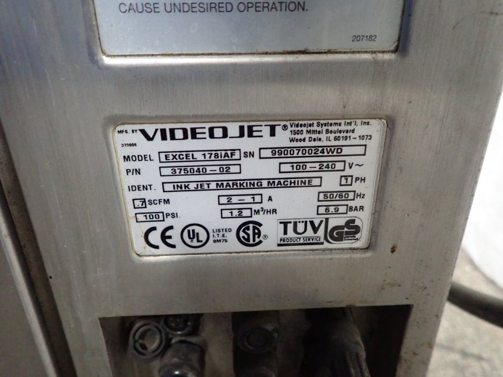 Video Jet Inkjet Marking Machine