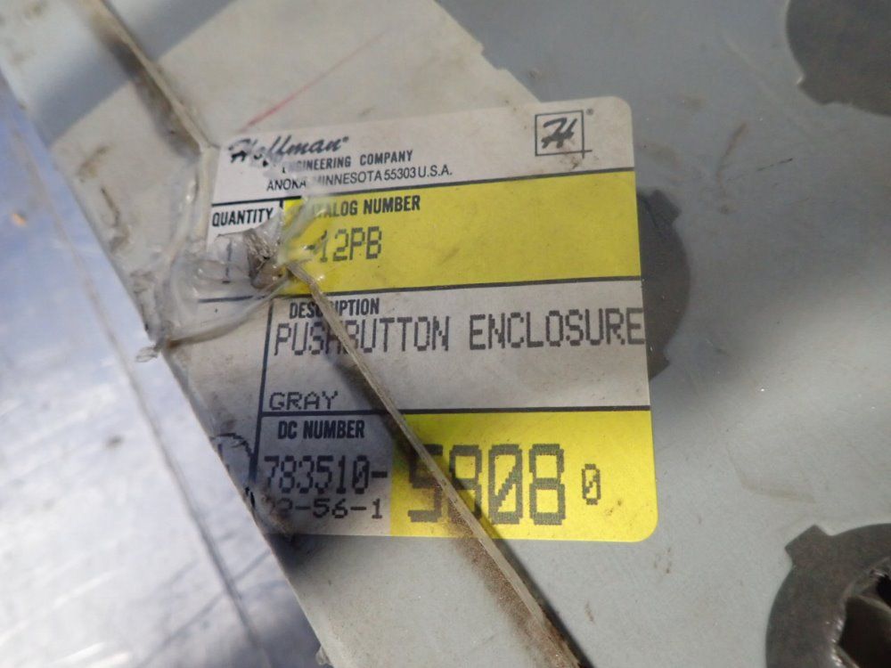 Hoffman Push Button Enclosure