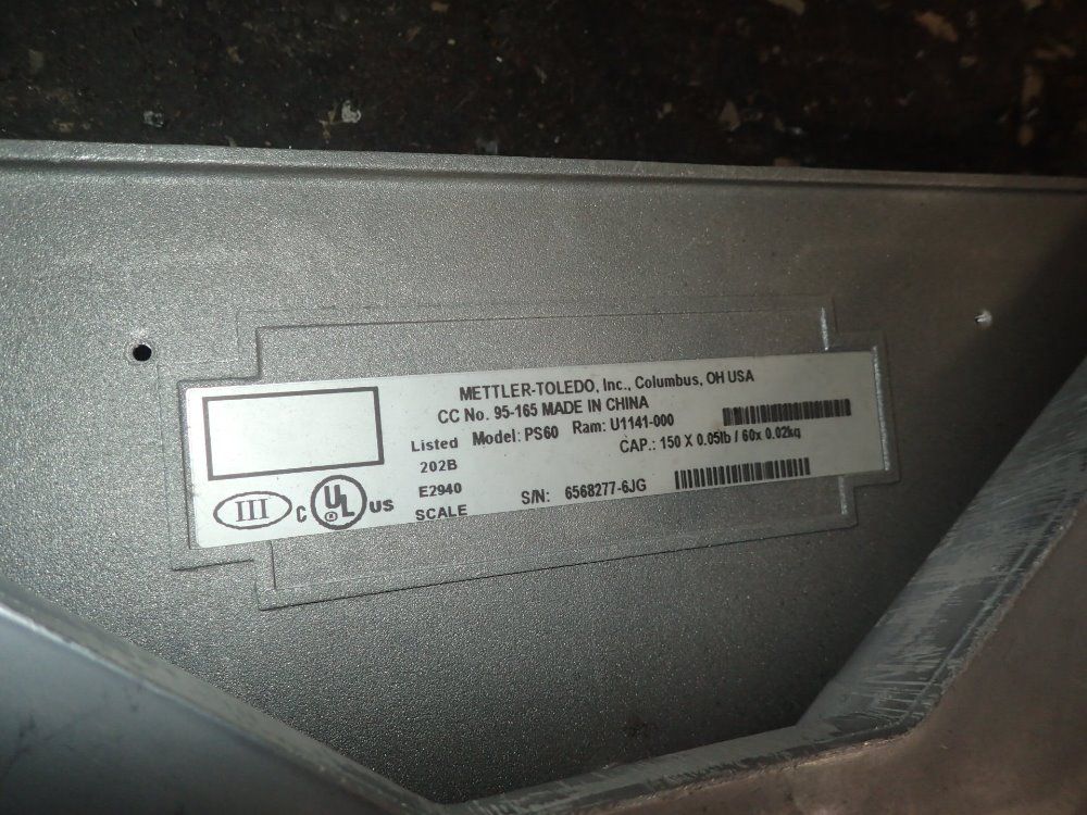 Mettler Skate Conveyor With Scale