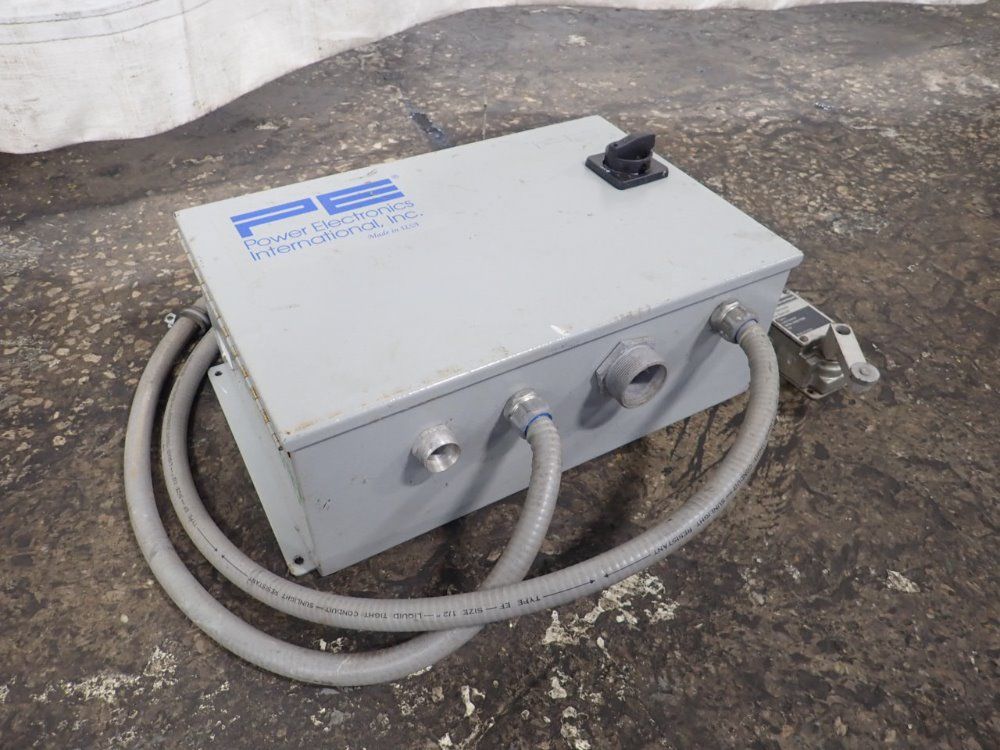 Power Electronic International Enclosure W/ Drive & Contactors