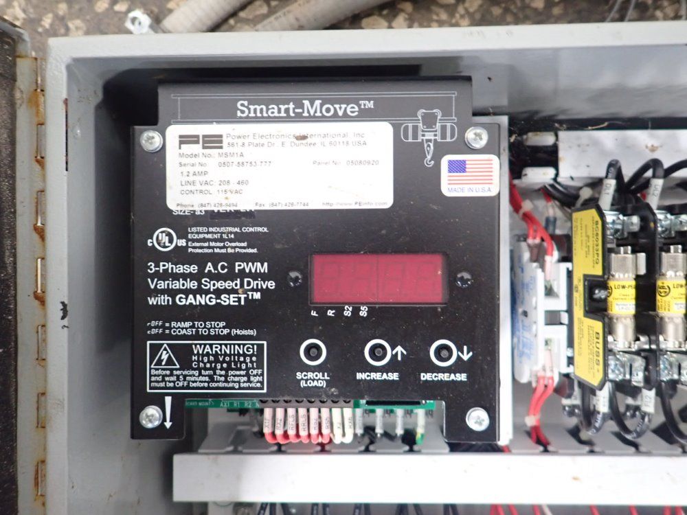 Power Electronic International Enclosure W/ Drive & Contactors
