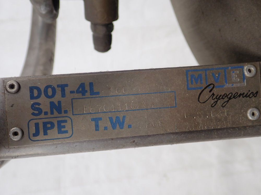 Mve Cryogenics Liquid Nitrogen Cylinder