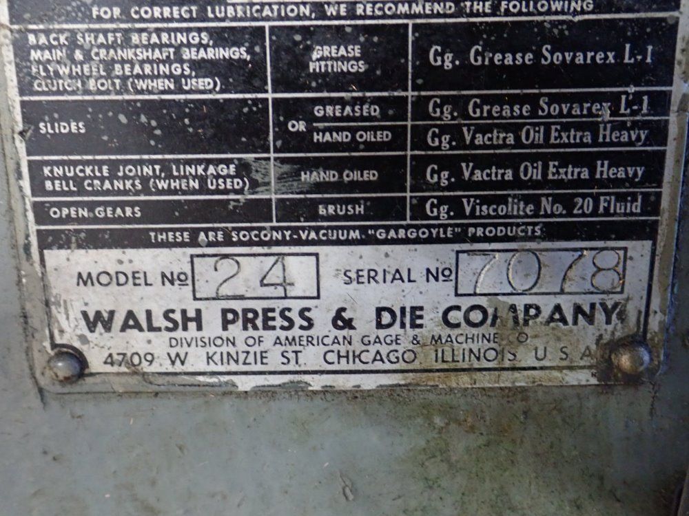 Walsh Press & Die Obi Press