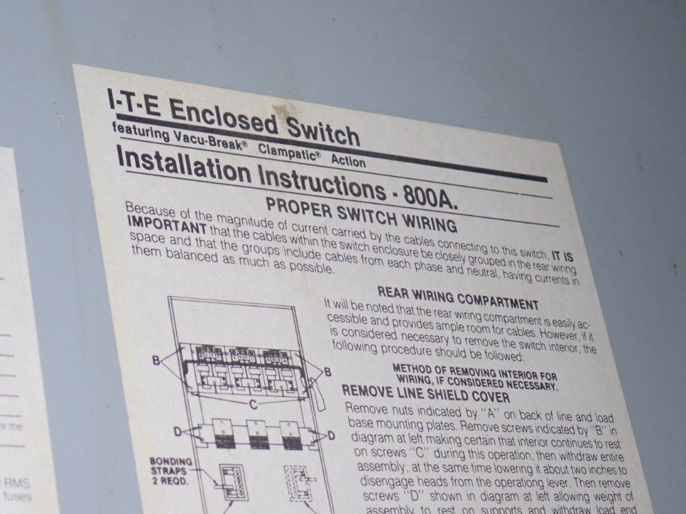 Ite Fusible Disconnect