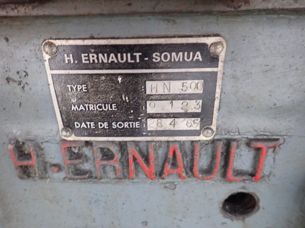 H. Ernault-somua Gap Bed Lathe