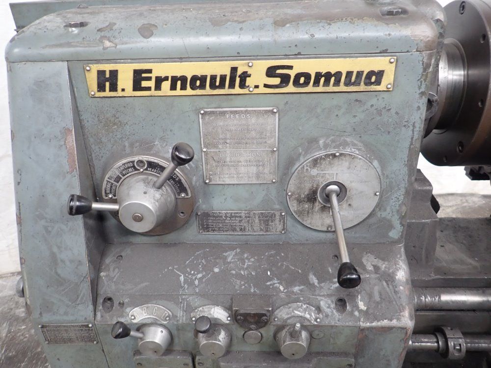 H. Ernault-somua Gap Bed Lathe