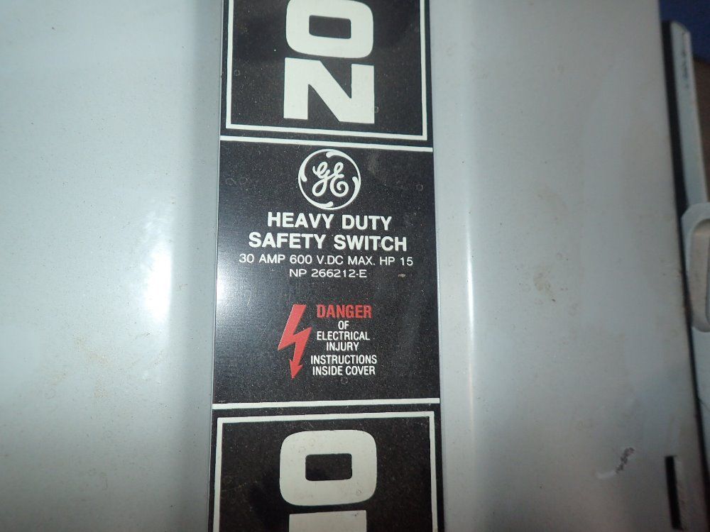 General Elcetric Fusible Disconnect