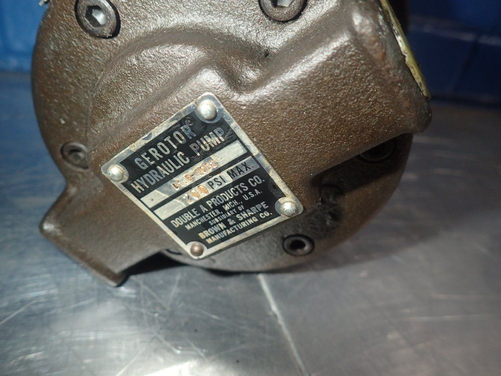 Double A/brown & Sharpe Hydraulic Pump