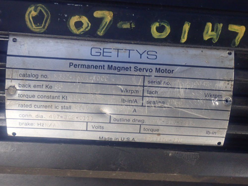 Gettys Servo Motor