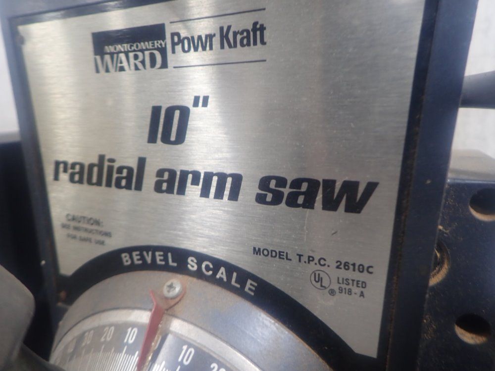 Montgomery Ward / Powr Kraft Radial Arm Saw