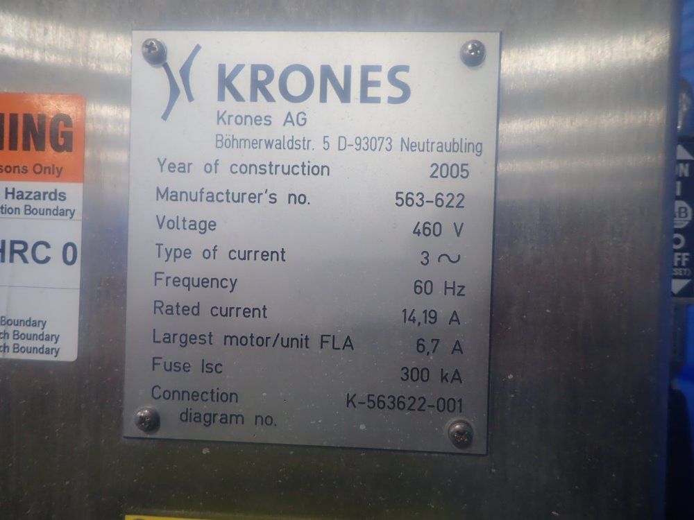 Krones S/s Filler