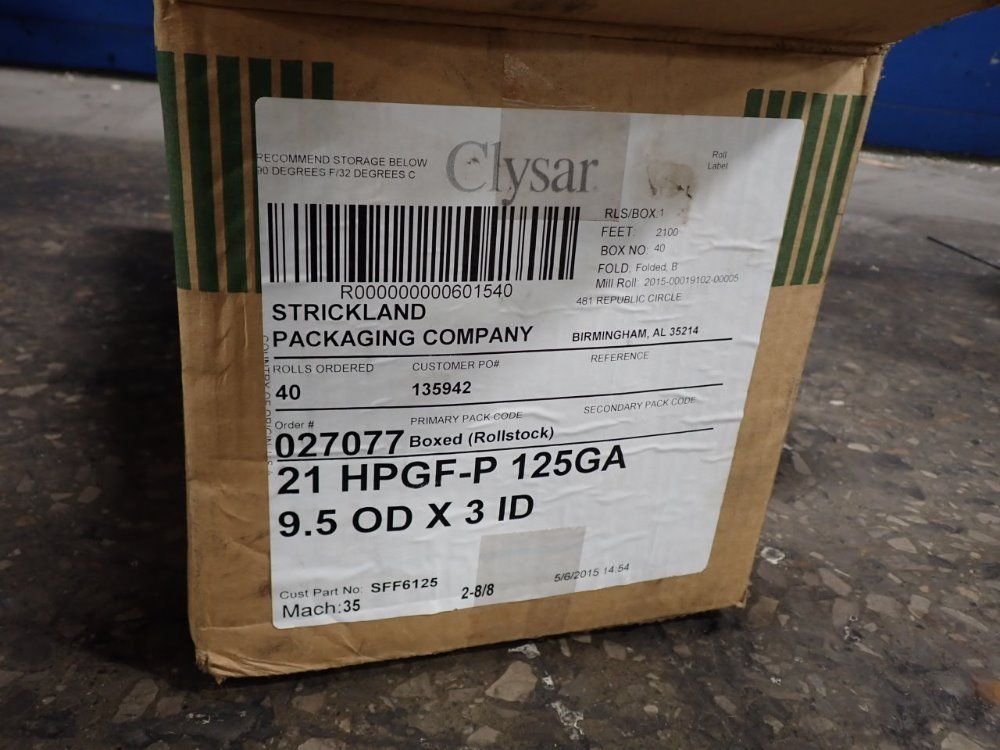 Clysar Plastic Film Roll