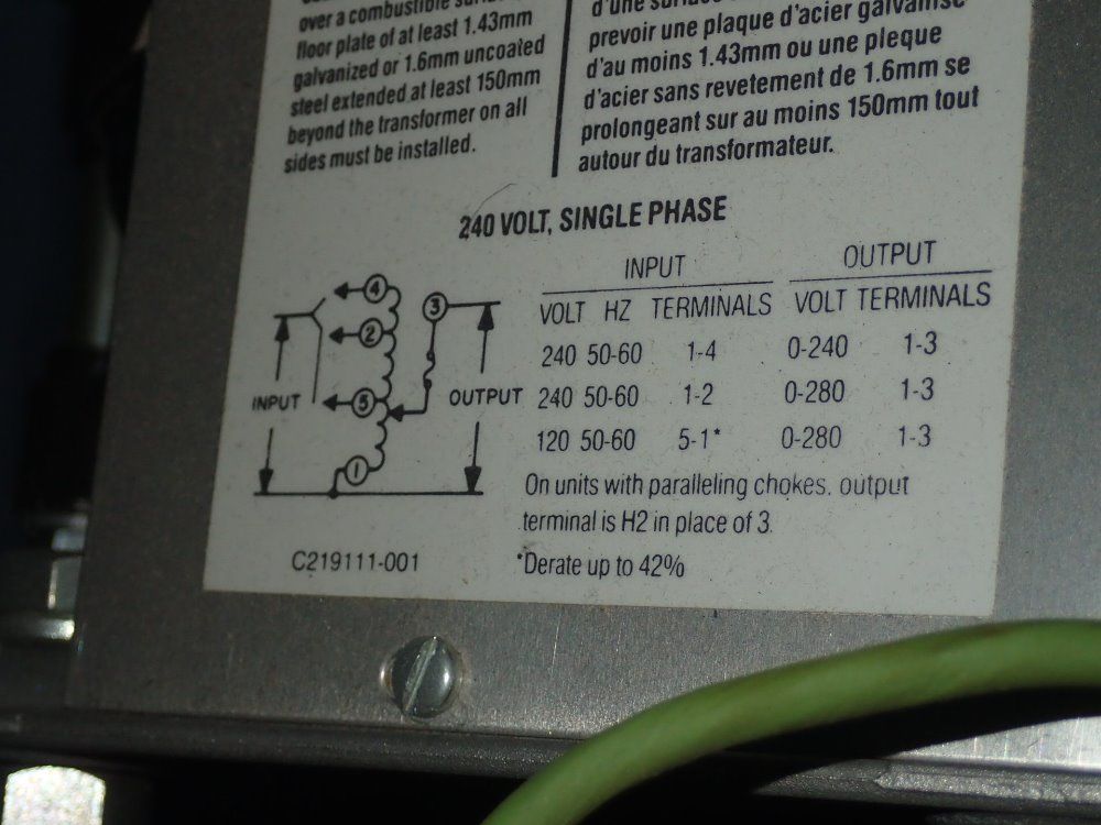 Superior Electric Company Transformer