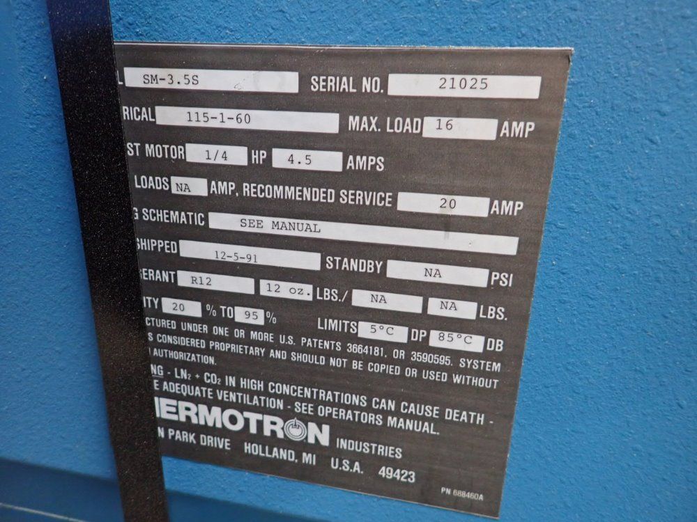 Thermotron Environmental Chamber