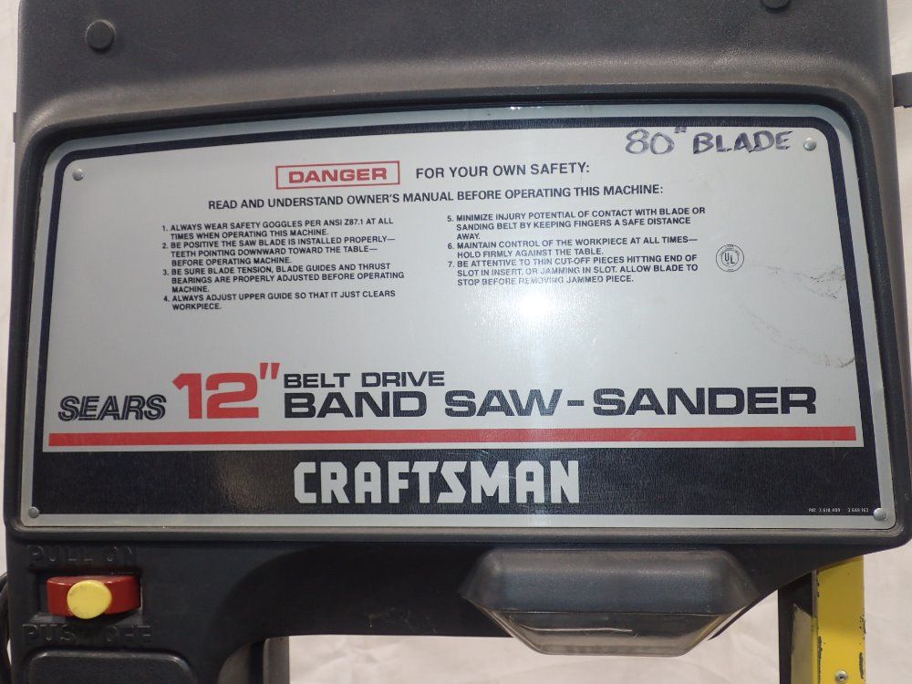 Craftysman Band Saw-sander