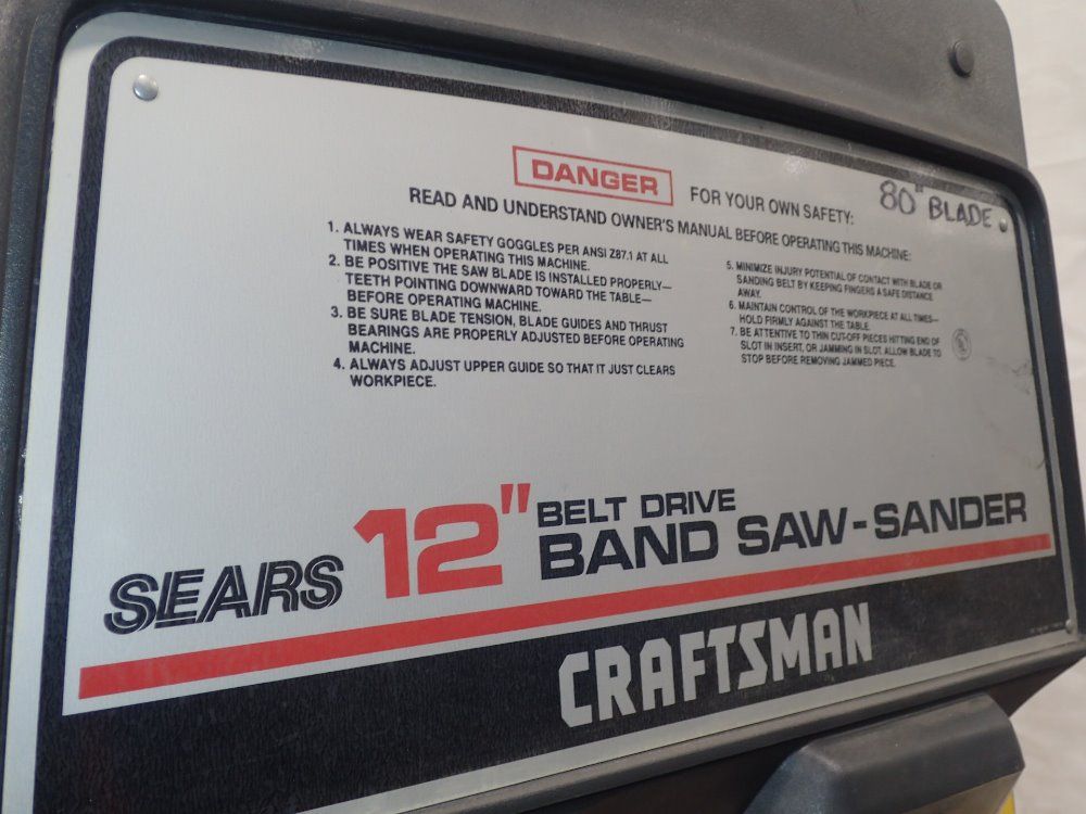 Craftysman Band Saw-sander