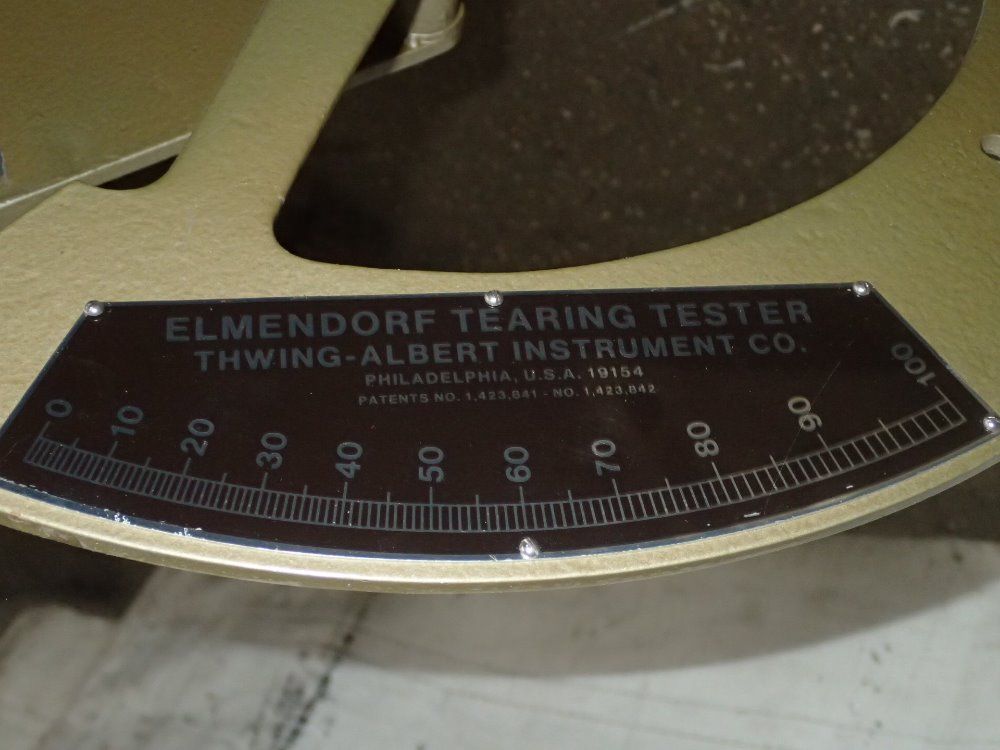 Thwing-albert Instruments Tear Tester
