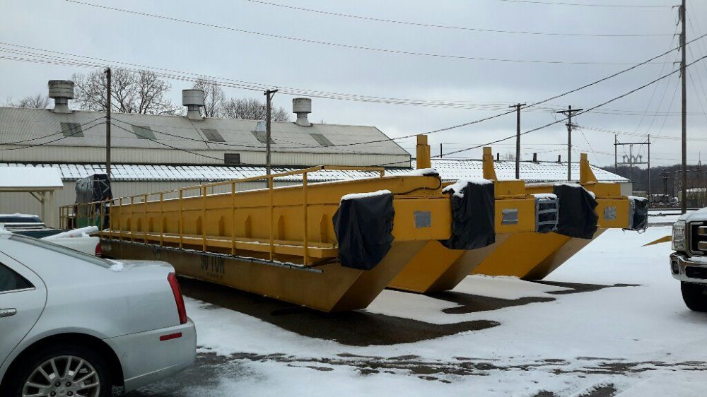 Phd Crane Systems 90/45 Ton Top Running Double Girder Bridge Crane