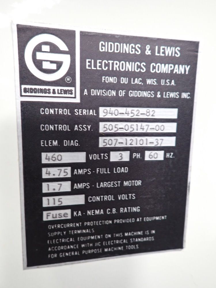 Giddings & Lewis Grinder