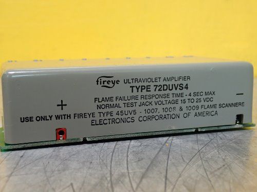 Fireye 72duvs4 Ultraviolet Amplifier - 72duvs4