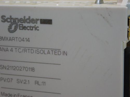 Schneider Electric Bmxart0414 Analog 4 Tc/rtd Isolated Input Module - Bmxart0414