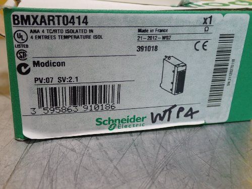 Schneider Electric Bmxart0414 Analog 4 Tc/rtd Isolated Input Module - Bmxart0414
