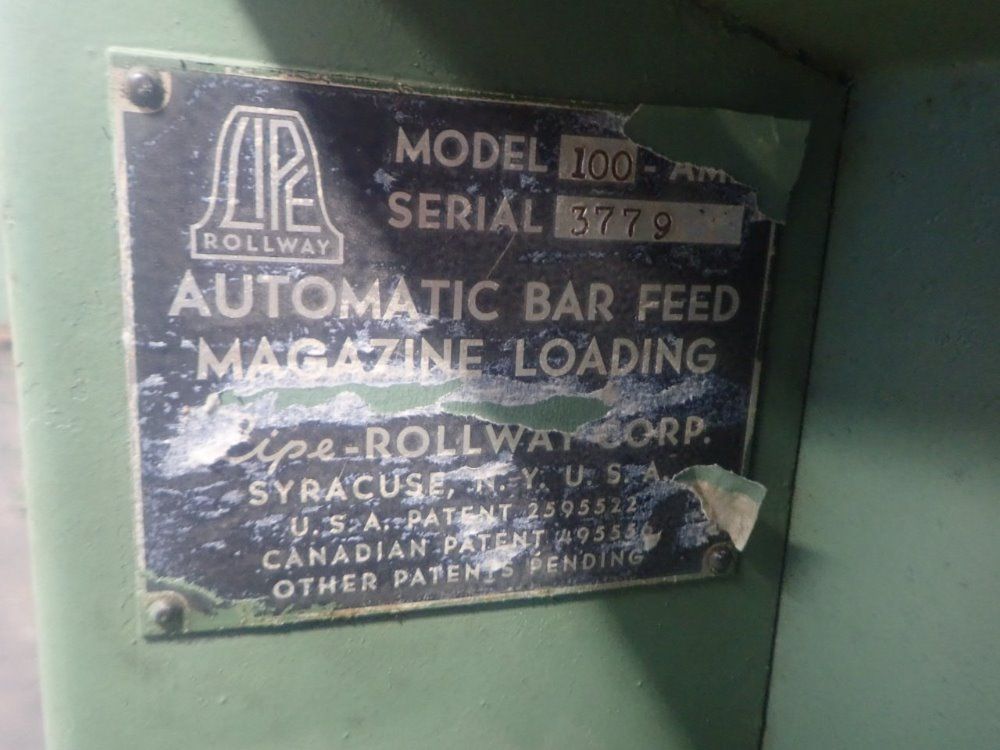 Rollway Bar Feeder