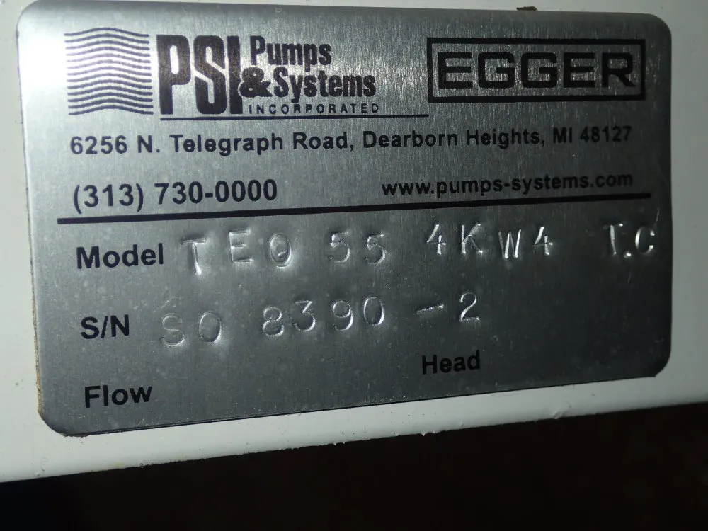 Pump & Systems/ Egger Pump