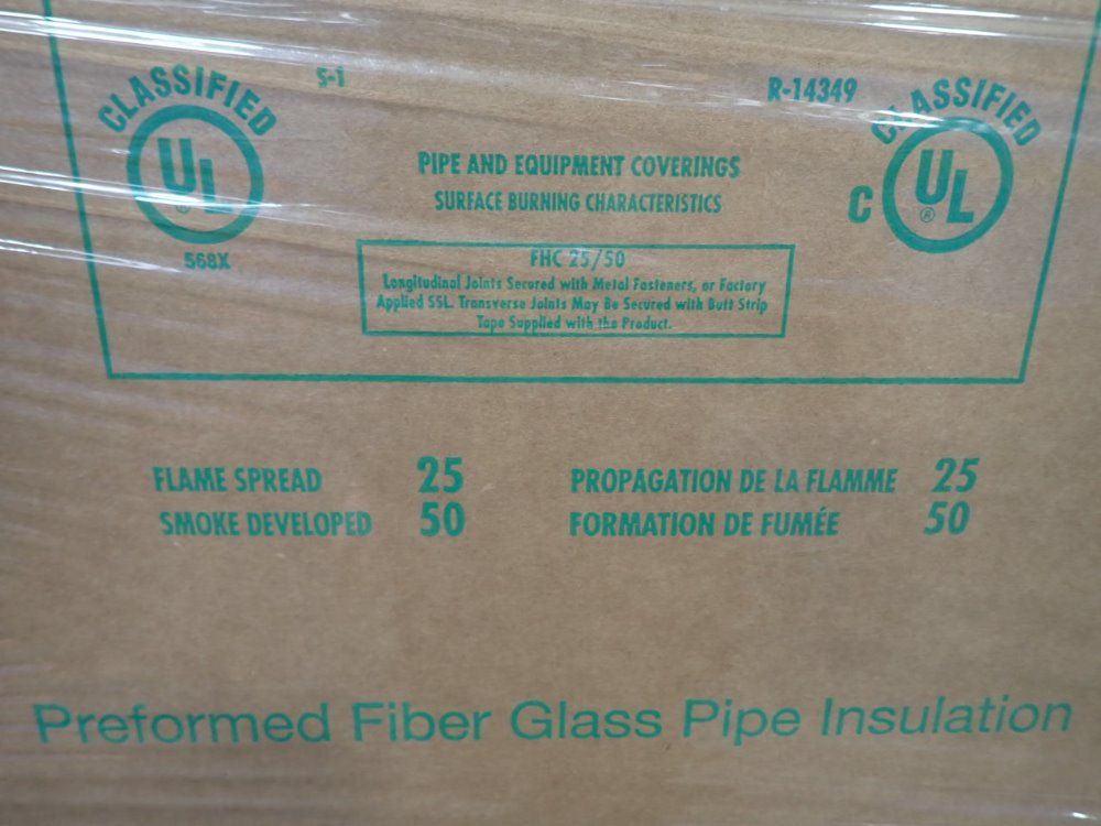 Manson Fiber Glass Pipe Insulation