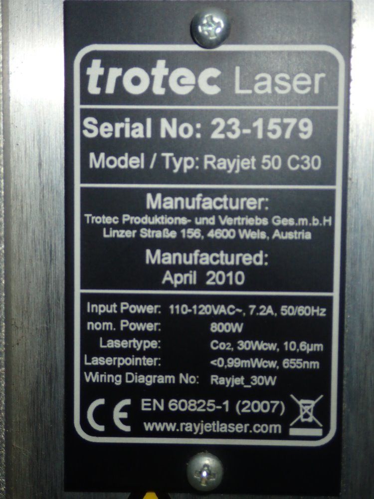 Trotec/ Aigner Laser Engraver