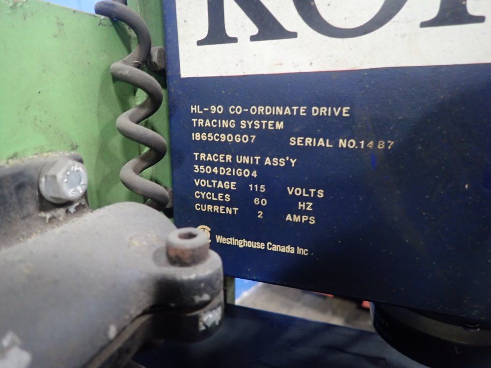 Koike Plasma Cutter W/ Tracing System