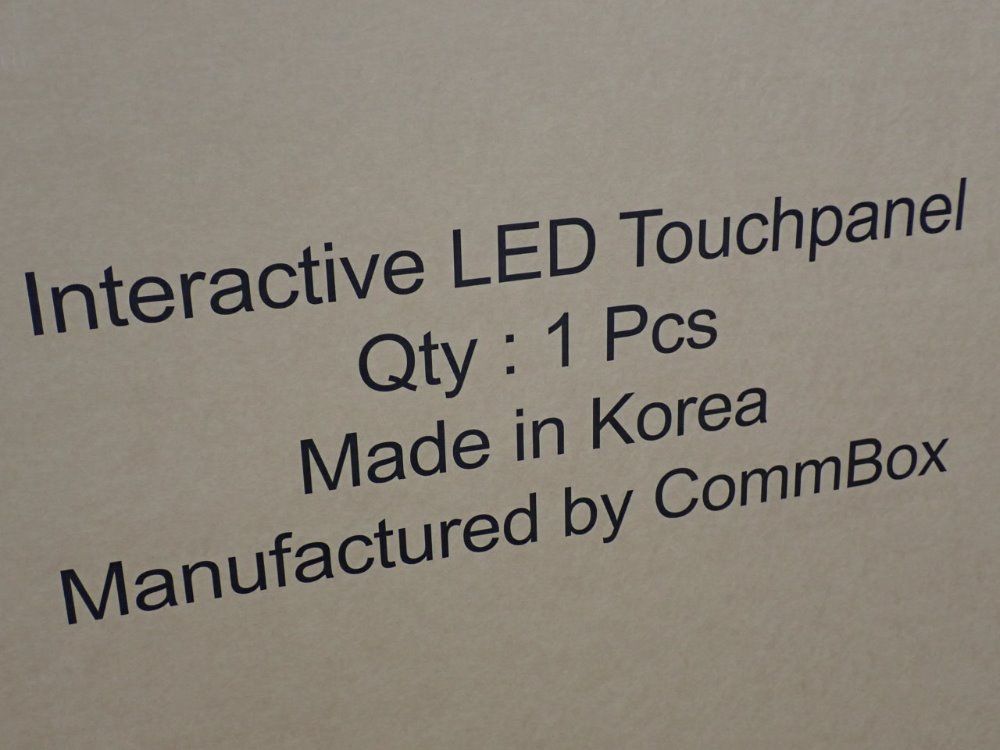 Commbox Zl-3075l/s Interactive Led Touchpanel - Zl-3075l/s