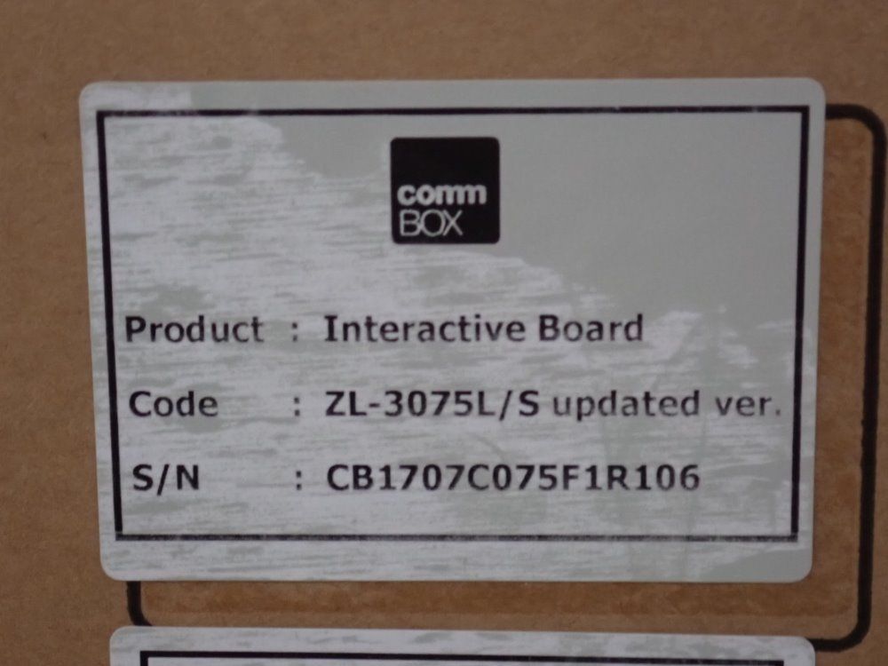 Commbox Zl-3075l/s Interactive Led Touchpanel - Zl-3075l/s