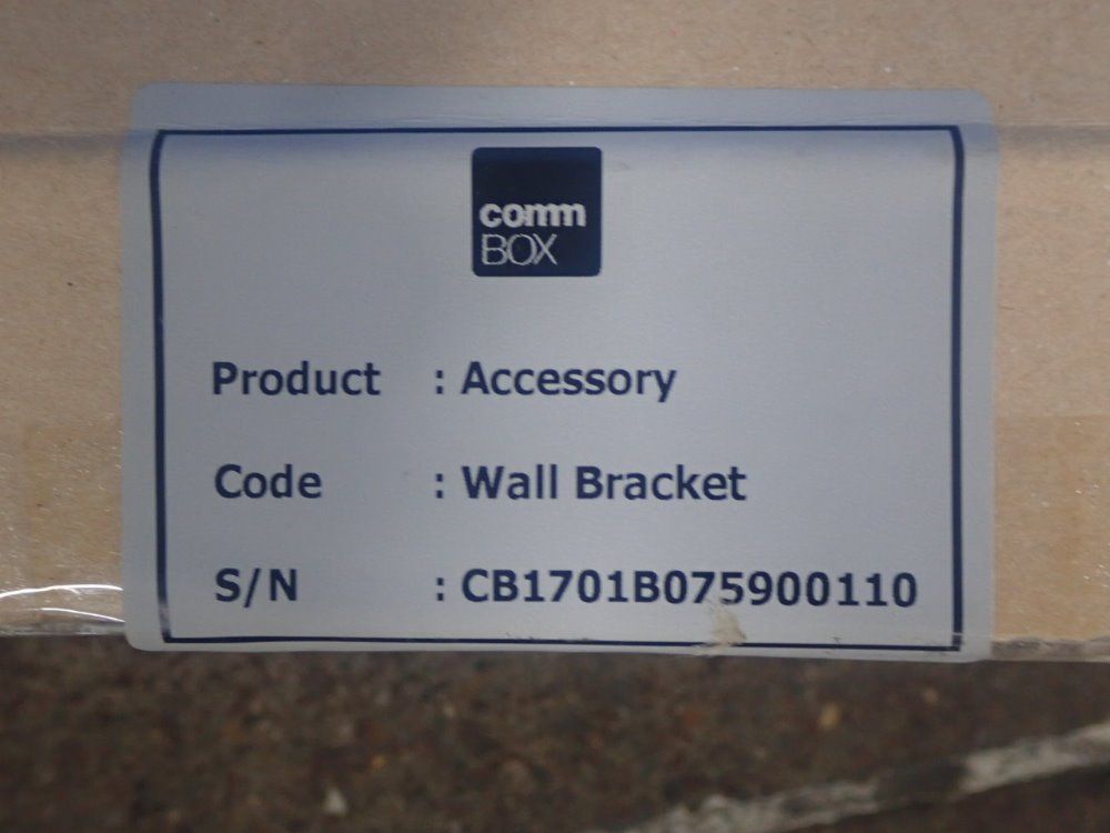 Comm Box Wall Mount Bracket
