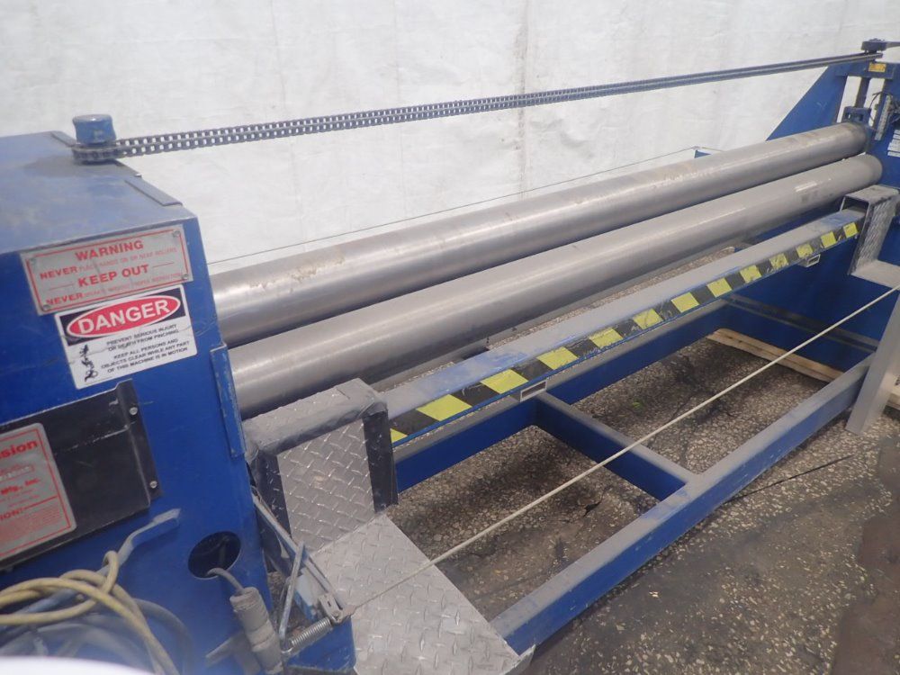 New Dimension/built-rite 98"/8ft-12 Ga. Mild Steel S8.105noe Power Bending Rolls - S8.105noe