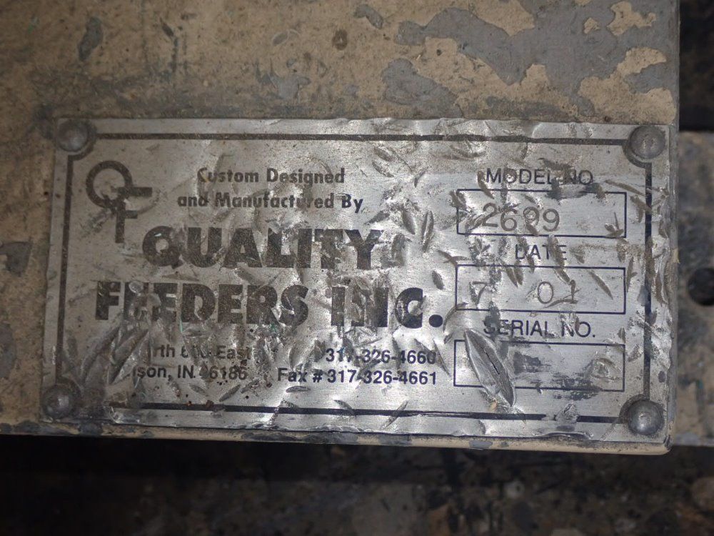 Qualtiy Feeders Inc. Vibratory Bowl