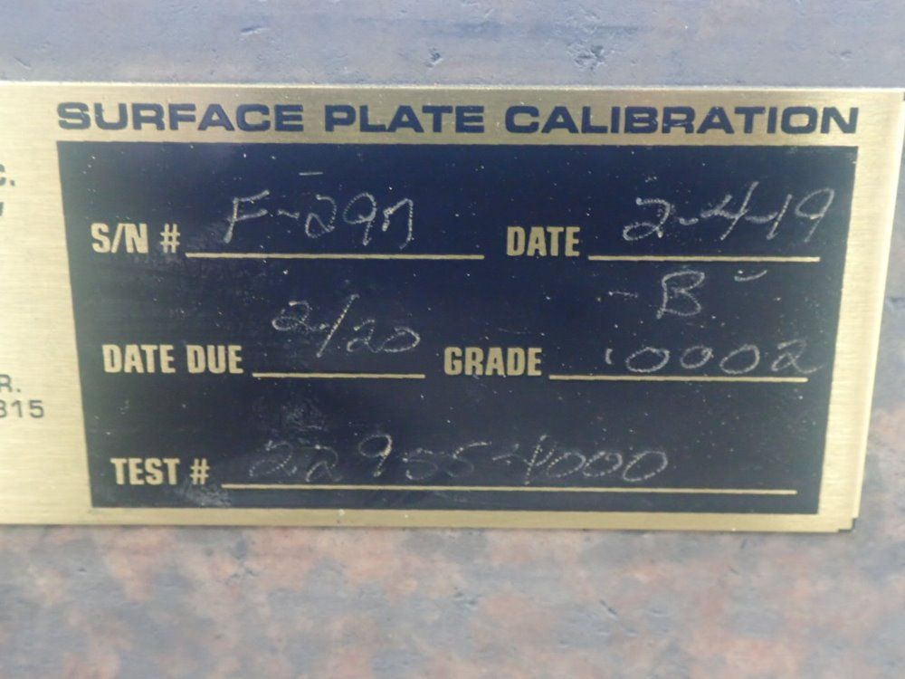 Starrett/icm Granite Surface Plate