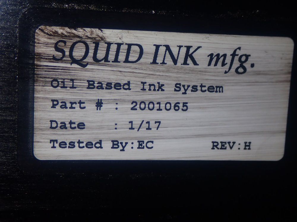 Engage Tech/squid Ink Oil Based Ink Printer