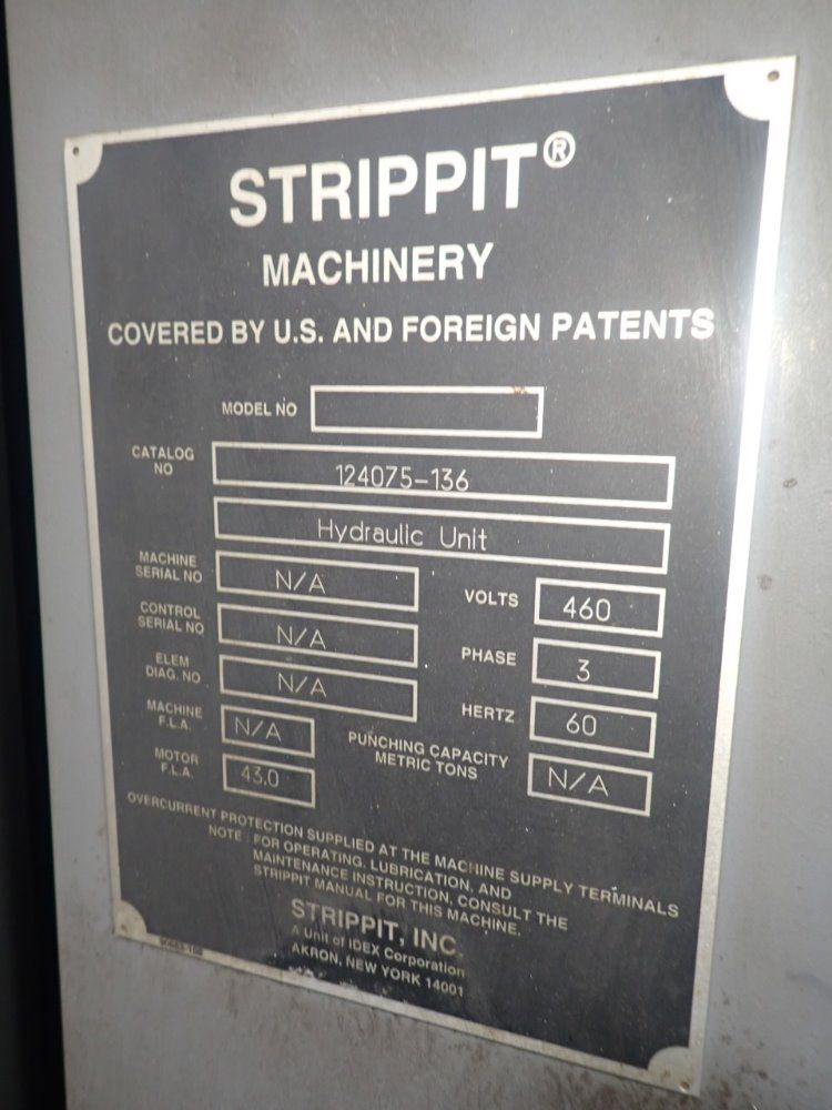Strippit 1250h/20 2.5 Cnc Turret Punch - 1250h/20 2.5