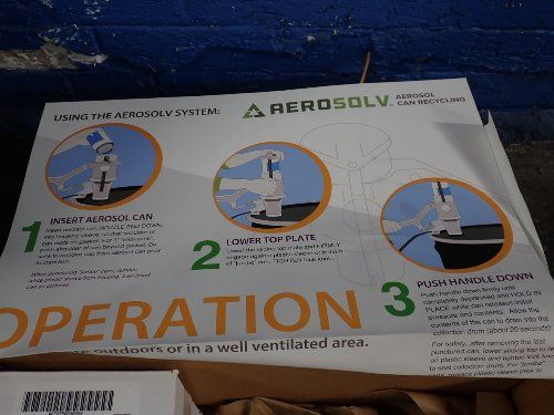 Aerolv Aerosol Can Recycling System
