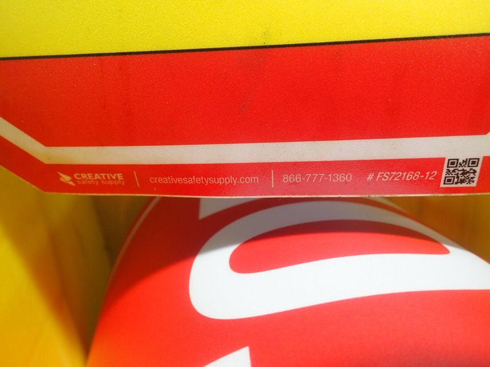 Creative Adhesive Stop Signs