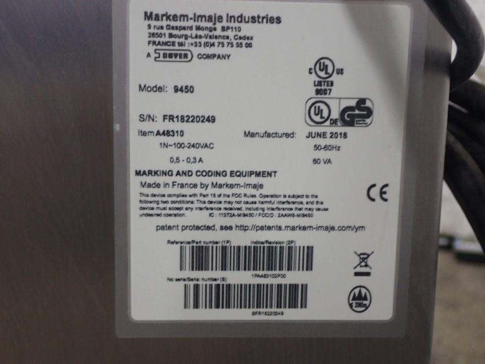 Markemimaje Markemimaje 9450 Inkjet Printer