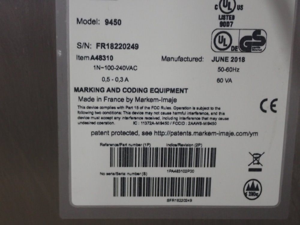 Markemimaje Markemimaje 9450 Inkjet Printer