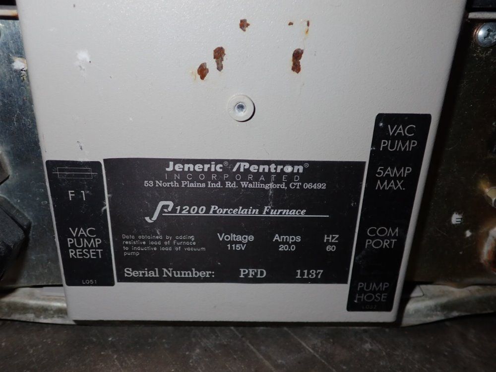 Jeneric Pentron Porcelain Furnace - P1200