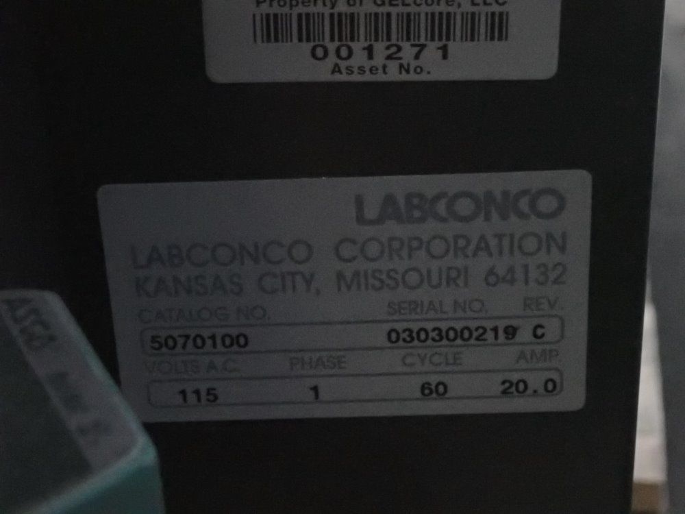 Labconco Controlled Atmoshphere Glove Box