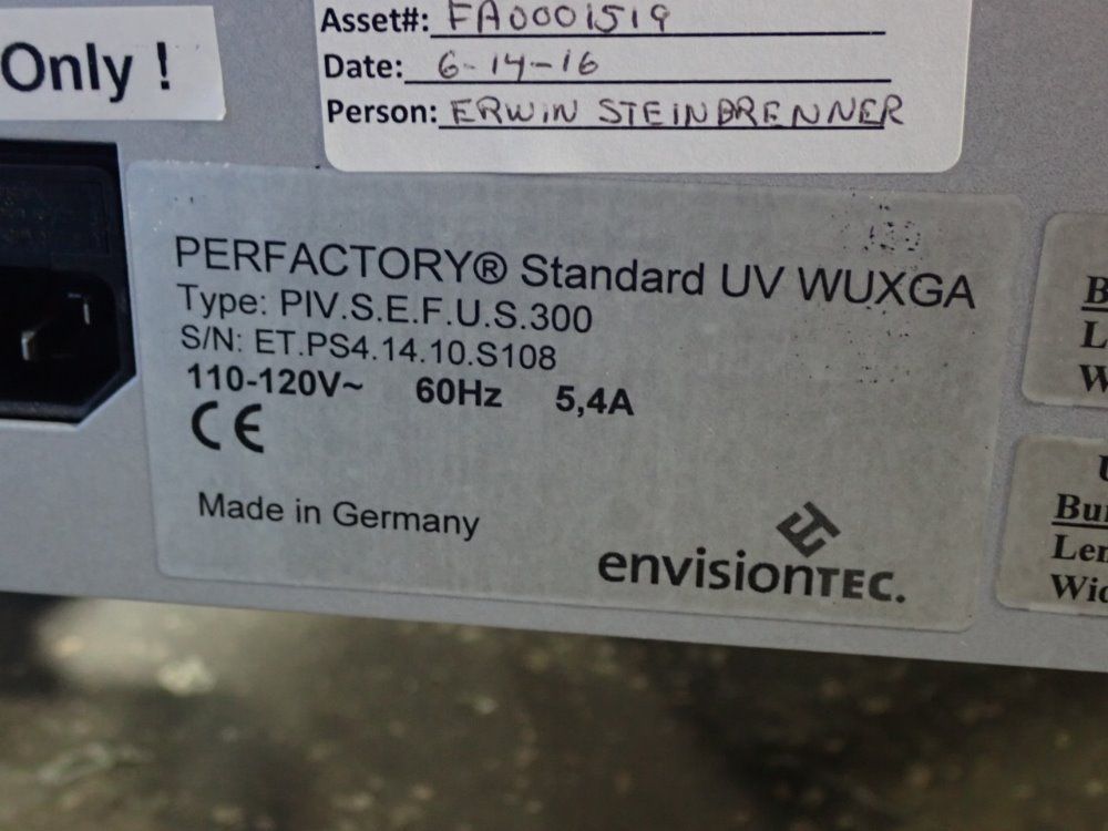 Envisiontec 3d Printer