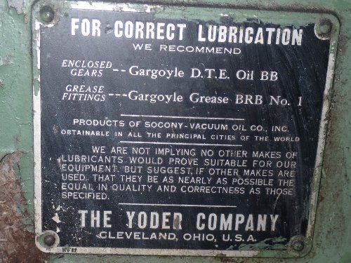 Yoder 10 Stands Roll Former