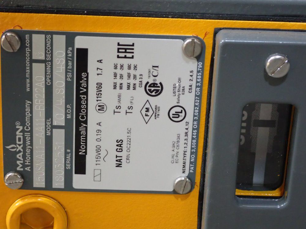 Honeywell Maxon Closed Valve - 150sma11-aa11-bb22a0