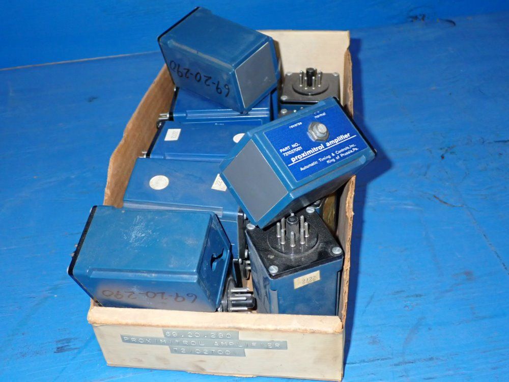 Automatic Timing & Controls Proximitrol Amplifier Lot